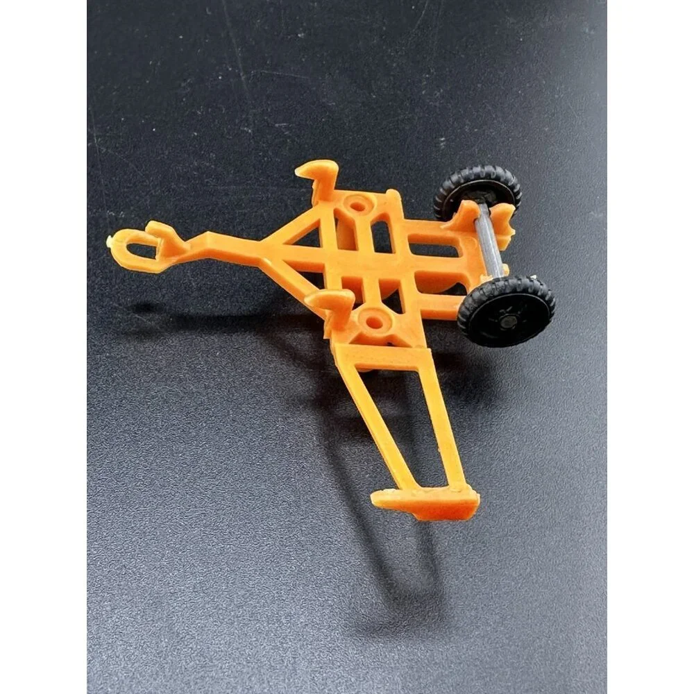 1959 Allstate Marx Happi Time Farm Corn Planter‎ Orange Plastic Vintage Sears
